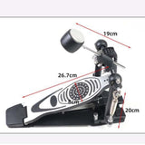 Maxbell Single Bass Drum Pedal Alloy Universal Musical Accessory for Electronic Drum