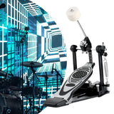 Maxbell Single Bass Drum Pedal Professional Portable Single Kick Drum Practice Pedal