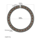 Maxbell Guitar Rosette Decal Decoration Decorative Supplies Rings Guitar Accessories