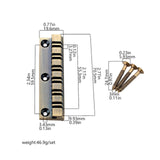 Maxbell 12 String Electric Guitar Bridge Saddle Bridge for 12 String Electric Guitar