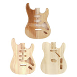 Maxbell Guitar Body Guitar Accessory DIY Guitar Barrel for Luthiers DIY Craft Lovers Style A
