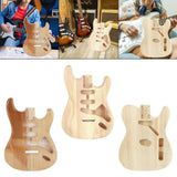 Maxbell Guitar Body Guitar Accessory DIY Guitar Barrel for Luthiers DIY Craft Lovers Style A