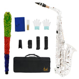 Maxbell E Flat Alto Sax Lightweight Woodwind Instrument for Adults Beginners Players