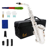 Maxbell E Flat Alto Sax Lightweight Woodwind Instrument for Adults Beginners Players