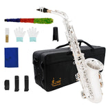 Maxbell E Flat Alto Sax Lightweight Woodwind Instrument for Adults Beginners Players