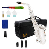 Maxbell E Flat Alto Sax Lightweight Woodwind Instrument for Adults Beginners Players