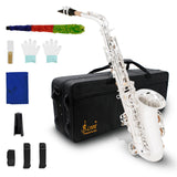 Maxbell E Flat Alto Sax Lightweight Woodwind Instrument for Adults Beginners Players