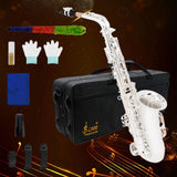 Maxbell E Flat Alto Sax Lightweight Woodwind Instrument for Adults Beginners Players