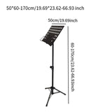 Maxbell Metal Sheet Music Stand for Guitar Ukulele Instrumental Performance Musician