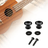 Maxbell 2 Pieces Strap Button Guitar Tail Pin for Electric Guitar Bass Upgrade Tools