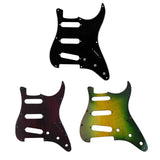 Maxbell Sss Guitar Pickguard with Srcew Guitar Part for Electric Guitar Accesssories black