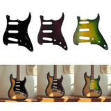 Maxbell Sss Guitar Pickguard with Srcew Guitar Part for Electric Guitar Accesssories black