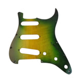 Maxbell Sss Guitar Pickguard with Srcew Guitar Part for Electric Guitar Accesssories green