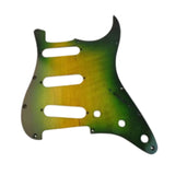 Maxbell Sss Guitar Pickguard with Srcew Guitar Part for Electric Guitar Accesssories green