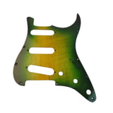 Maxbell Sss Guitar Pickguard with Srcew Guitar Part for Electric Guitar Accesssories green