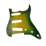 Maxbell Sss Guitar Pickguard with Srcew Guitar Part for Electric Guitar Accesssories green