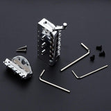 Maxbell Headless Bridge Tailpiece Roller Saddle Bridge for Headless Guitar Accessory