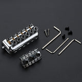 Maxbell Headless Bridge Tailpiece Roller Saddle Bridge for Headless Guitar Accessory