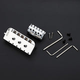 Maxbell Headless Bridge Tailpiece Roller Saddle Bridge for Headless Guitar Accessory