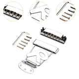 Maxbell Guitar Tailpiece Bridge Set with Wrench Screws for Electric Guitar Accessory