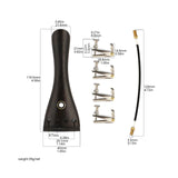 Maxbell Violin Tailpiece Replacement with Tailpiece Wire Ebony Wood Violin Tailpiece