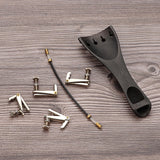 Maxbell Violin Tailpiece Replacement with Tailpiece Wire Ebony Wood Violin Tailpiece