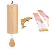 Maxbell Bamboo Wind Chimes Simple Chords Wind Chimes for Sound Outdoor Garden