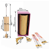 Maxbell Bamboo Wind Chimes Simple Chords Wind Chimes for Sound Outdoor Garden