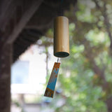 Maxbell Bamboo Wind Chimes Simple Chords Wind Chimes for Sound Outdoor Garden