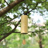 Maxbell Bamboo Wind Chimes Simple Chords Wind Chimes for Sound Outdoor Garden