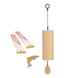 Maxbell Bamboo Wind Chimes Simple Chords Wind Chimes for Sound Outdoor Garden