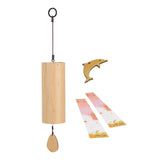 Maxbell Bamboo Wind Chimes Simple Chords Wind Chimes for Sound Outdoor Garden