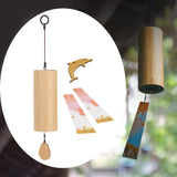 Maxbell Bamboo Wind Chimes Simple Chords Wind Chimes for Sound Outdoor Garden