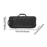 Maxbell Alto Saxophone Case External Pocket Padded Carry Case Saxophone Carrying Bag