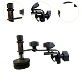 Maxbell Snare Drum Muffl Tones Control Drum Damper Mute Silence for Snare Drum Black