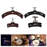 Maxbell Drum Dampeners Pad Drum Damper Mute for Percussion Instrument Bass Drum Kits brown