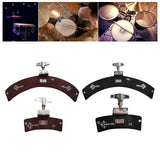 Maxbell Drum Dampeners Pad Drum Damper Mute for Percussion Instrument Bass Drum Kits brown