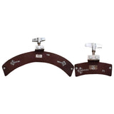 Maxbell Drum Dampeners Pad Drum Damper Mute for Percussion Instrument Bass Drum Kits brown