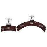 Maxbell Drum Dampeners Pad Drum Damper Mute for Percussion Instrument Bass Drum Kits brown