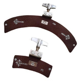 Maxbell Drum Dampeners Pad Drum Damper Mute for Percussion Instrument Bass Drum Kits brown