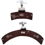 Maxbell Drum Dampeners Pad Drum Damper Mute for Percussion Instrument Bass Drum Kits brown