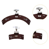 Maxbell Drum Dampeners Pad Drum Damper Mute for Percussion Instrument Bass Drum Kits brown
