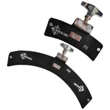Maxbell Drum Dampeners Pad Drum Damper Mute for Percussion Instrument Bass Drum Kits black