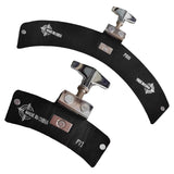 Maxbell Drum Dampeners Pad Drum Damper Mute for Percussion Instrument Bass Drum Kits black