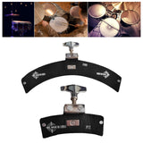 Maxbell Drum Dampeners Pad Drum Damper Mute for Percussion Instrument Bass Drum Kits black