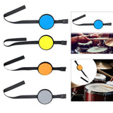 Maxbell Practice Drum Pad Accessories Practice Gaiters for Snare Jazz Drums Beginner blue