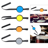 Maxbell Practice Drum Pad Accessories Practice Gaiters for Snare Jazz Drums Beginner blue
