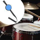 Maxbell Practice Drum Pad Accessories Practice Gaiters for Snare Jazz Drums Beginner blue