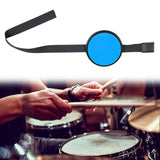Maxbell Practice Drum Pad Accessories Practice Gaiters for Snare Jazz Drums Beginner blue