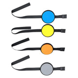 Maxbell Practice Drum Pad Accessories Practice Gaiters for Snare Jazz Drums Beginner blue
